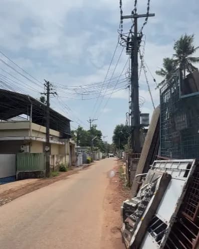 10.5 cent plot in Younus College road Pallimuk, Kollam