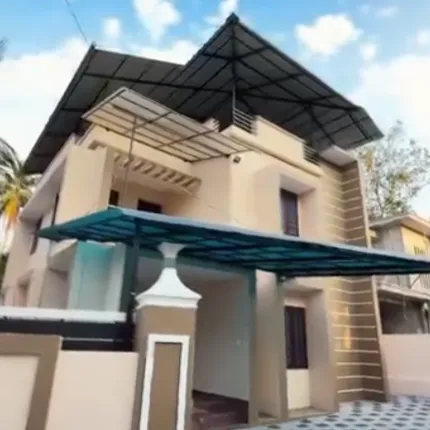 5.5 cent land with house in Perumbuzha-Mrigasupatri rd, Kollam