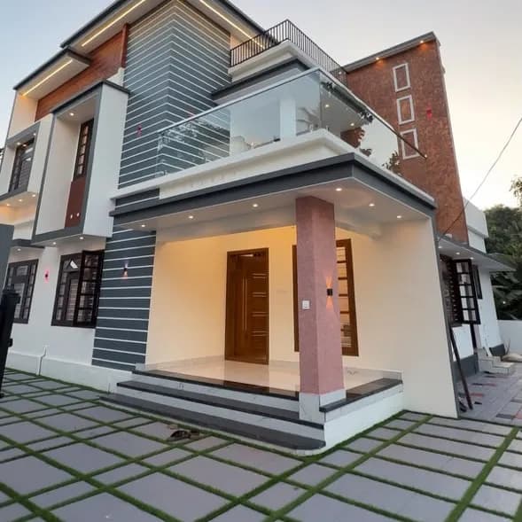 6.75 Cents, 4BHK premium house for Sale in Perumpuzha-Kundara Main road, Kollam